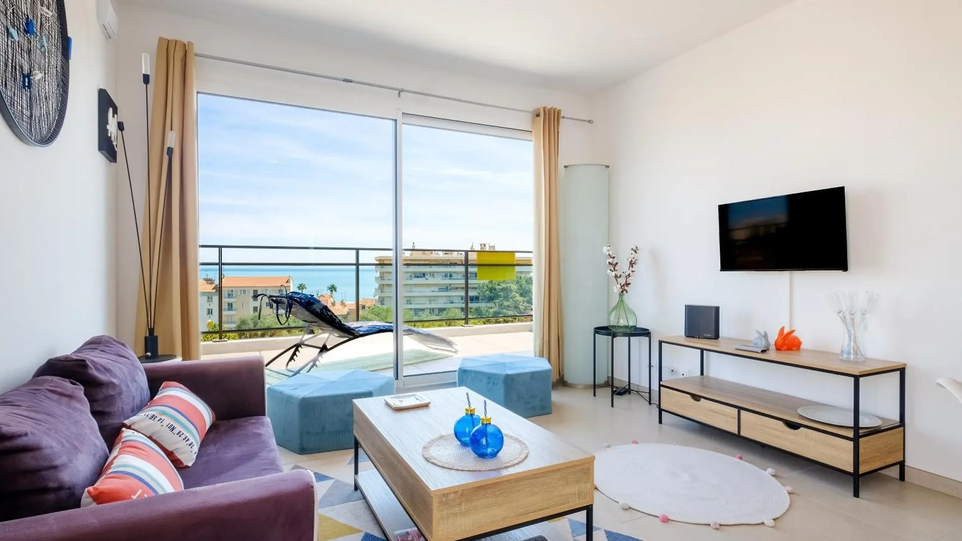 Cahna Mare 2 Pieces Cros-De-Cagnes Apartment